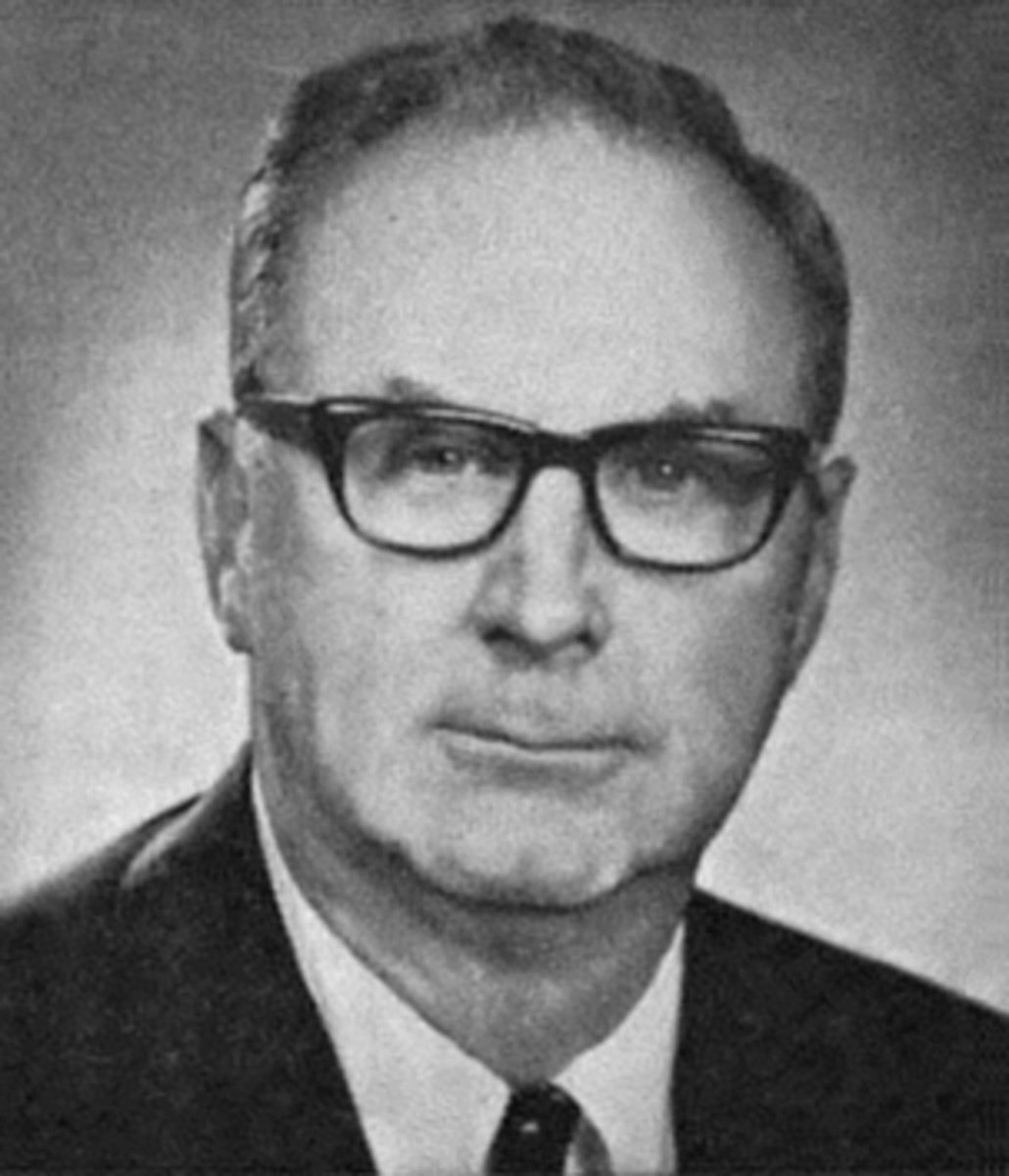 An official portrait of Earl B. Ruth.