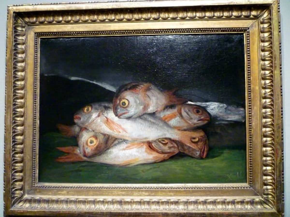 "Still Life with Golden Bream" by Francisco de Goya at the Museum of Fine Arts Houston