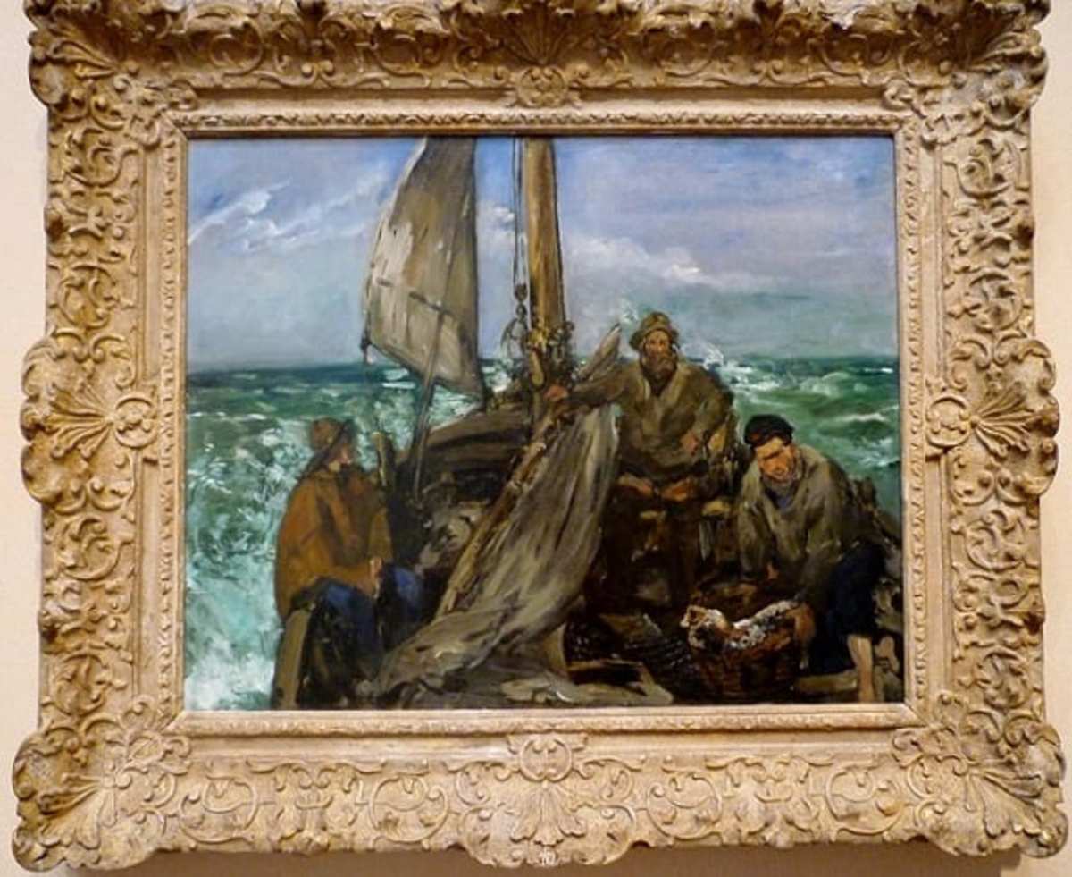 "The Toilers of the Sea" by Édouard Manet at the Museum of Fine Arts Houston
