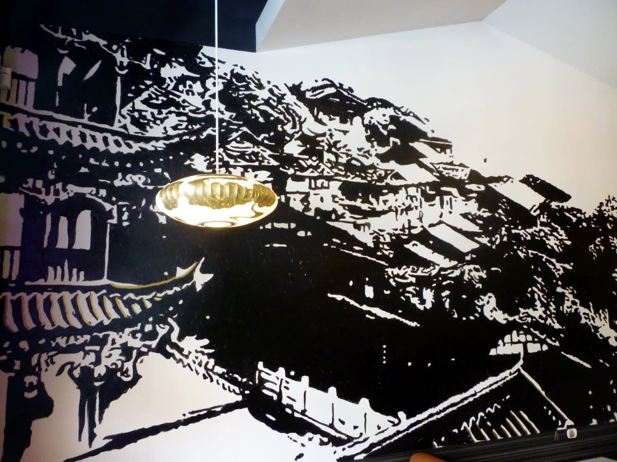 Pepper Twins restaurant wall decor